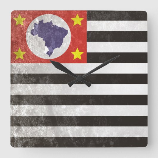 Sao Paulo Vierkante Klok (Voorkant)