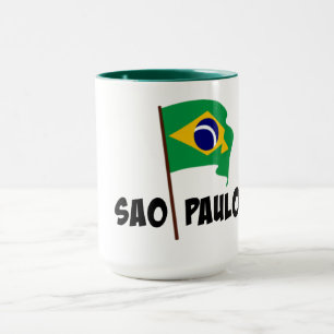 Sao Paulo, Vlag van Brazilië, Mok