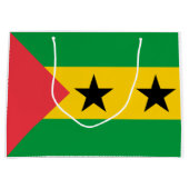 Sao Tome and Principe Flag Groot Cadeauzakje (Voorkant)
