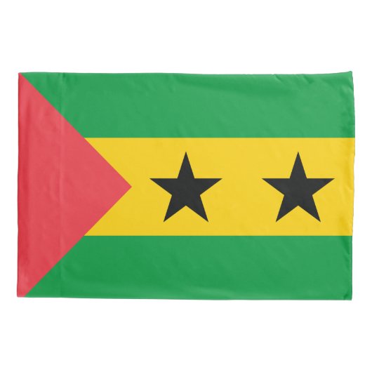 Sao Tome and Principe Flag Kussensloop (Achterkant)
