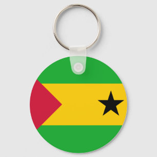 Sao Tomé en Principe Flag Sleutelhanger