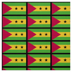Sao Tomé en Principe Flag Stof