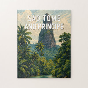 Sao Tome en Principe Illustratie Reis Kunst Legpuzzel