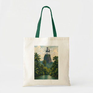 Sao Tome en Principe Illustratie Reis Kunst Tote Bag