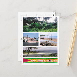 Sao Tomé en Principe - Mosaic - Briefkaart