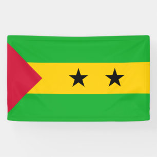 Sao Tomé en Principe (Sao Tomé en Principe) Vlag Spandoek