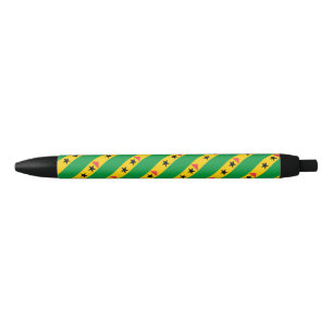 Sao Tomé en Principe Vlag Balpen Zwarte Inkt Pen