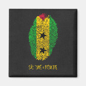 São Tomé und Príncipe Magneet (Voorkant)
