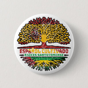 Sao Tomean Spanje Ronde Button 5,7 Cm
