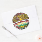 Sao Tomean Spanje Ronde Sticker (Envelop)