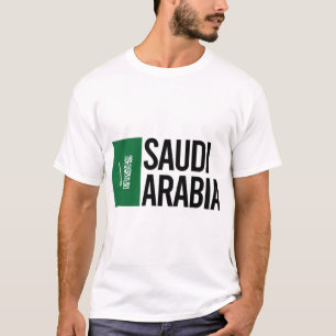 Saoedi-Arabië collectie voor minimaal ontwerp T-shirt