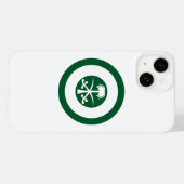 Saoedi-Arabië rondelland vlag symbool leger Avia Case-Mate iPhone Case (Achterkant (horizontaal))