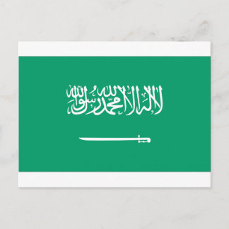 Saoedi-Arabische vlag Briefkaart