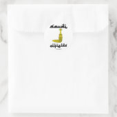 Saoedische gouddolk olieveld Sticker (Tas)