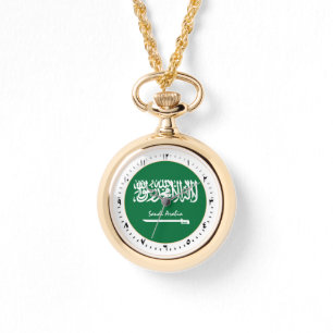 Saoedische vlaggen: mode/ontwerp van Saudi-Arabië Horloge