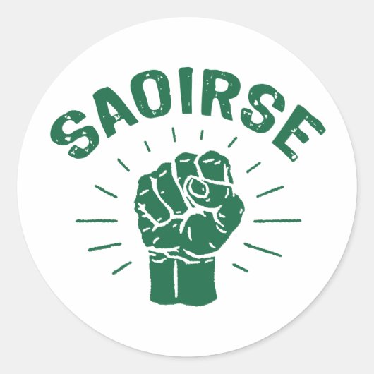 Saoirse Ronde Sticker (Voorkant)