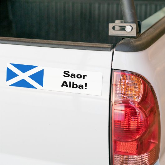 Saor Alba Bumpersticker (Op Truck)