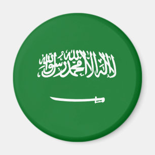 Saoudi-Arabië Fisheye Vlagmagneet Magneet