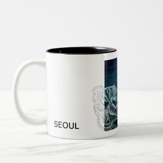 SAOUL Tasse de tigre paysage (Gauche)