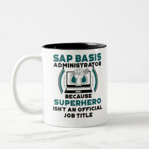 SAP Basis Administrator Tweekleurige Koffiemok