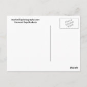 Sap Buckets Briefkaart (Achterkant)