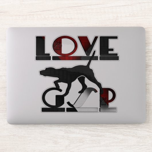 (SAP) Deutsch Kurzhaar Sticker (Computer)