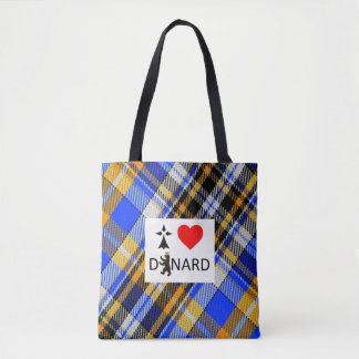 Sap I love Dinard en tartan Draagtas