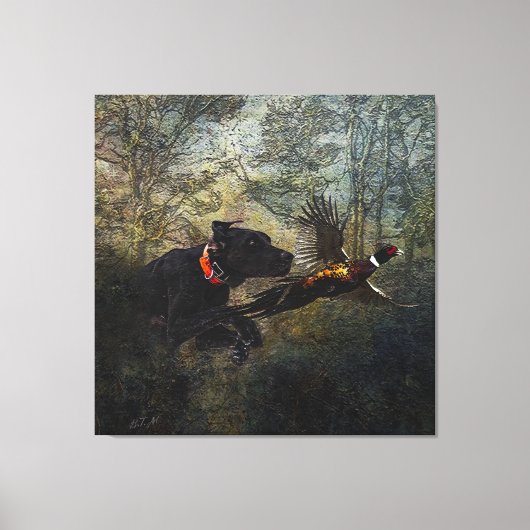SAP, jacht fazant Canvas Afdruk (Voorkant)