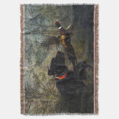 SAP, jacht fazant Deken (Voorkant Verticaal)