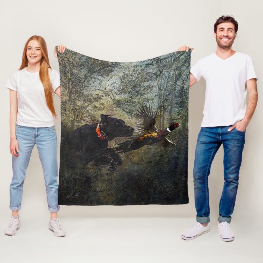 SAP, jacht fazant Fleece Deken (In situ)