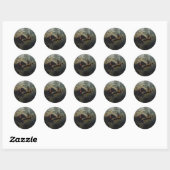 SAP, jacht fazant Ronde Sticker (Vel)