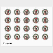 SAP Kerstmis Ronde Sticker (Vel)