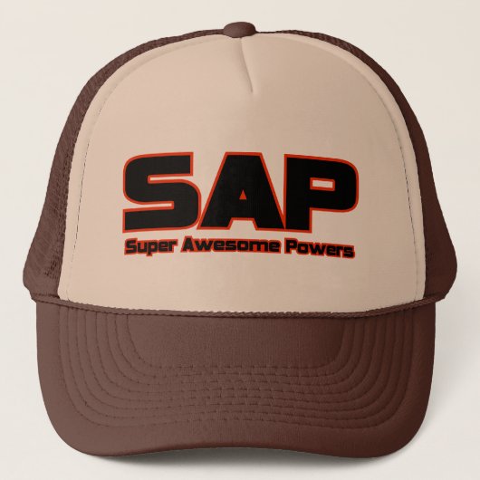 SAP - Super Geweldige Powers Trucker Pet (Voorkant)