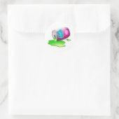 sap van insecten ronde sticker (Tas)