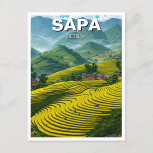 Sapa Vietnam Reizen Briefkaart
