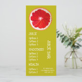 Sapdranken Grapefruit fruit menu (Staand voorkant)