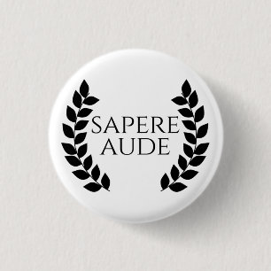 Sapere Aude Ronde Button 3,2 Cm