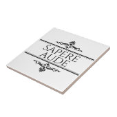 Sapere Aude Tegeltje (Zijkant)