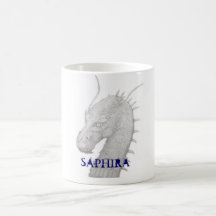 Saphira de blauwe draak