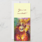 SAPHO, helder rood geel groen Kaart (Achterkant)