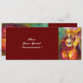 SAPHO, helderrood geel groen Kaart (Voorkant / Achterkant)