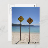 Sapi Island, Borneo Briefkaart (Voorkant / Achterkant)