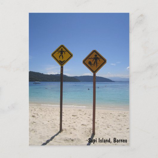 Sapi Island, Borneo Briefkaart (Voorkant)