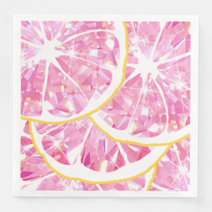 Sapige Gem Texas Roze Grapefruit Schijf Citrus Fee Servet