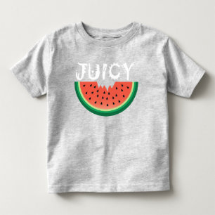 Sapige Watermeloen - Peuter fijne jersey T-shirt