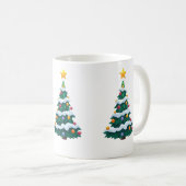 Sapin de Noël avec mug enneigé (Devant droit)