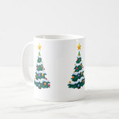 Sapin de Noël avec mug enneigé (Devant gauche)