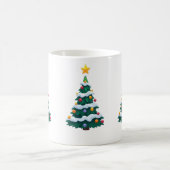 Sapin de Noël avec mug enneigé (Centre)