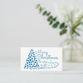 Sapin de Noël bleu, Invitation Ticket à une Soirée (Debout devant)