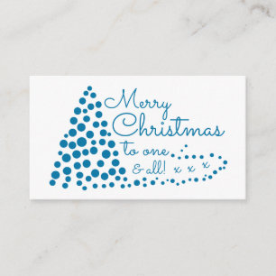 Sapin de Noël bleu, Invitation Ticket à une Soirée